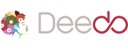 deedo logo. Out Now on.