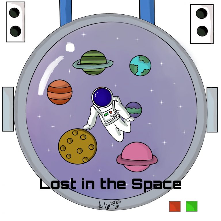Background for NxchtMega - Lost in the Space